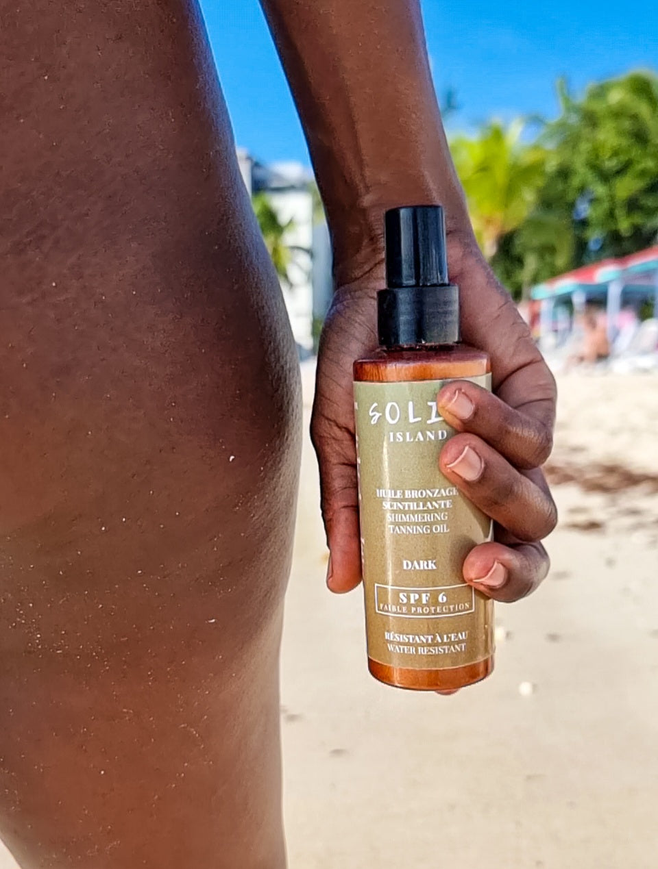 DARK tanning oil