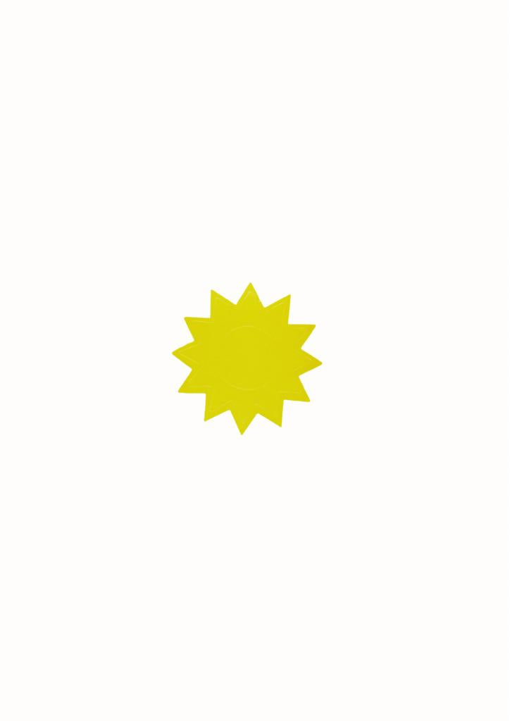 Pegatinas de tatuaje solar  9 cm
