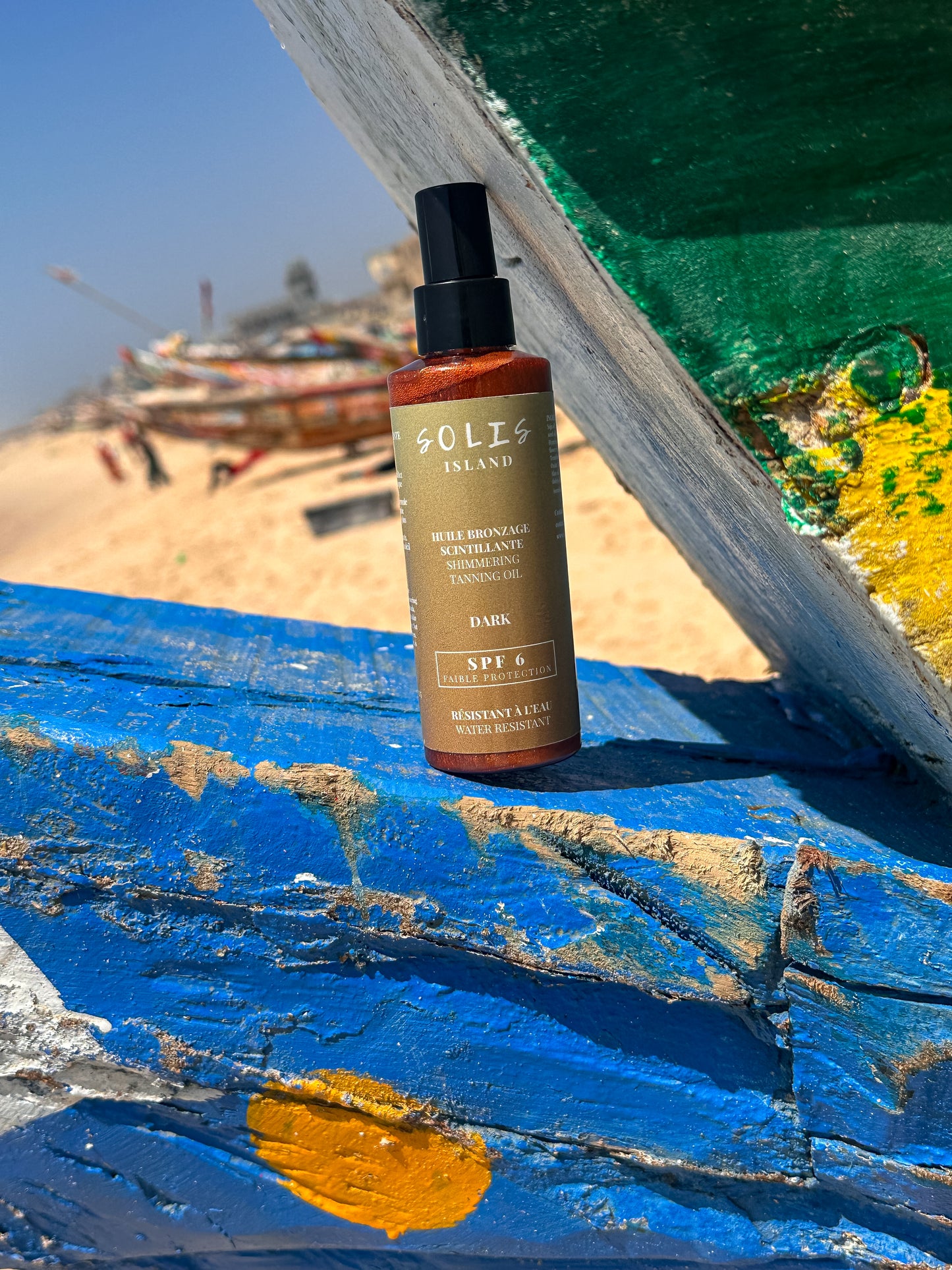 DARK tanning oil
